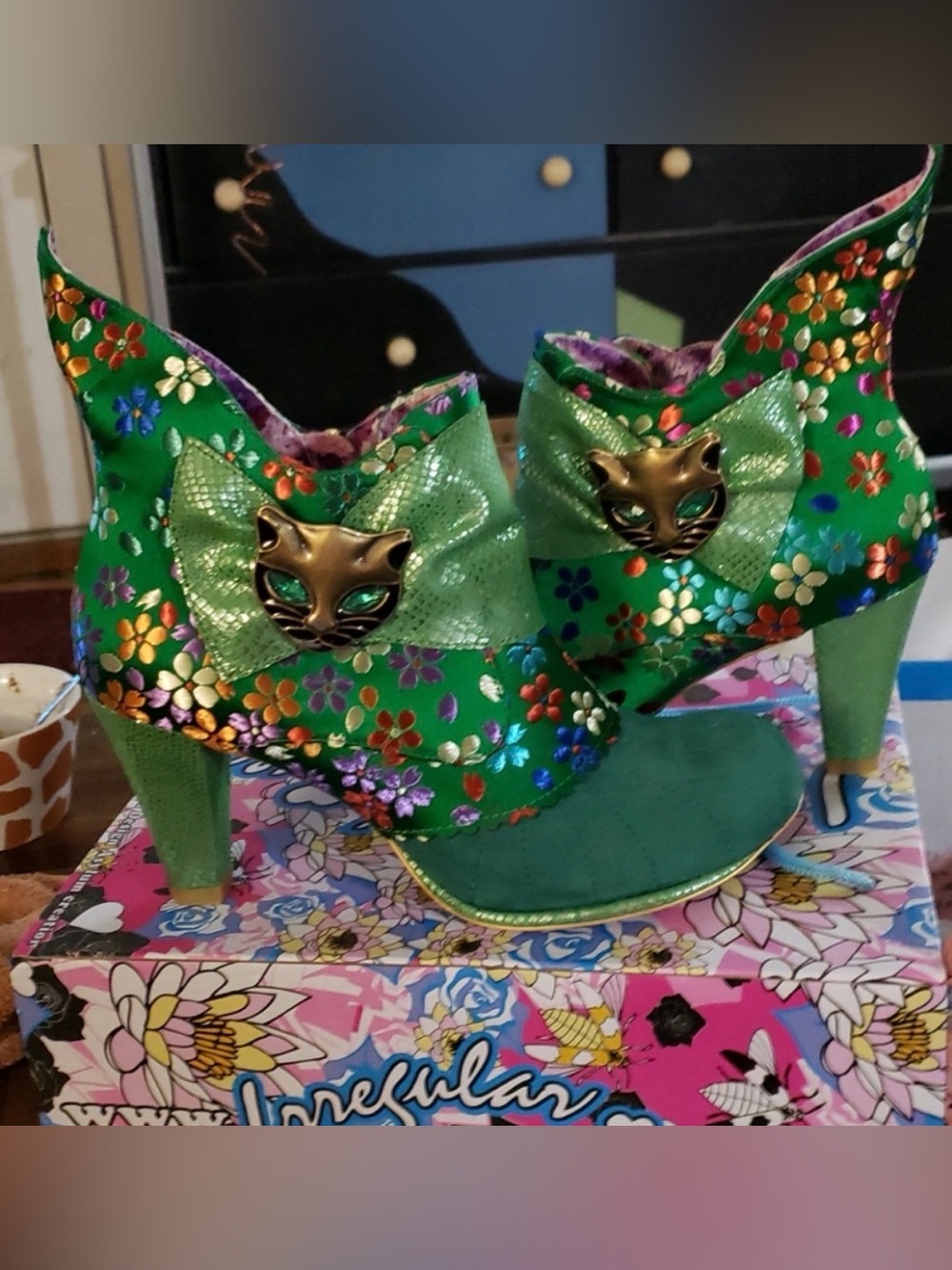 Irregular Choice Green maiow Sz 41